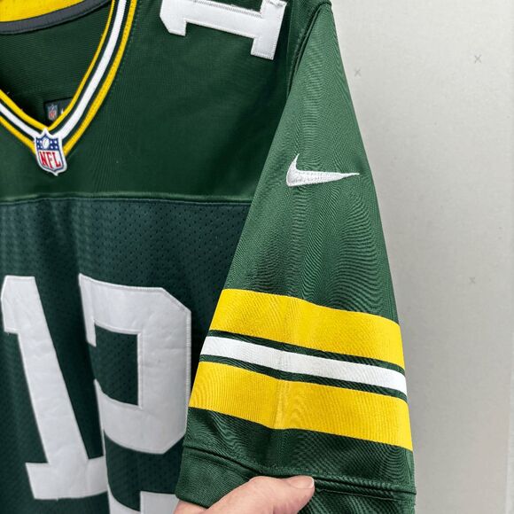Aaron Rodgers #12 Green Bay Packer Sewn Nike On Field Jersey Size 40 Medium EUC - Picture 5 of 6